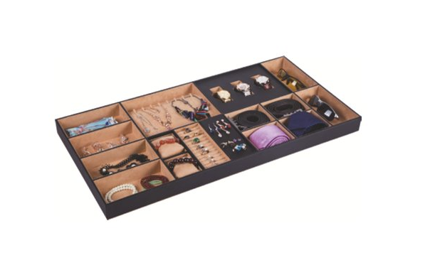 Cajas de almacenamiento de joyas personalizadas y organizadores para armario